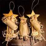 Easy Clothespin Nativity Christmas Tree Ornaments